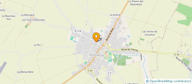 localisation de l'entreprise CHAILLES MOTOCULTURE  PONTLEVOY