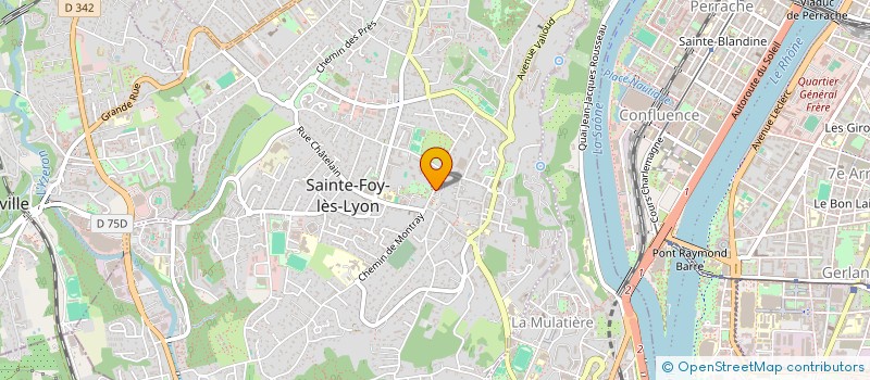 localisation de l'entreprise CHAILLET CONSULTING à SAINTE-FOY-LES-LYON