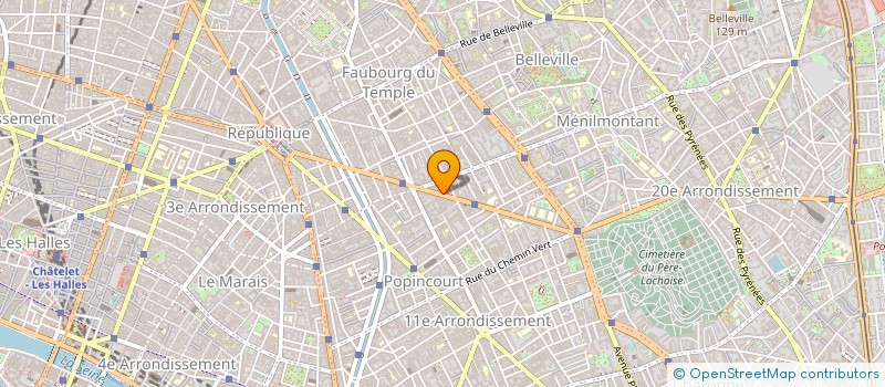 localisation de l'entreprise CHAILLET ET GIZON  PARIS