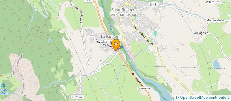localisation de l'entreprise CHAILLOL à LA FARE-EN-CHAMPSAUR