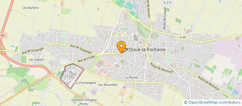 localisation de l'entreprise CHAILLOU à DOUE-EN-ANJOU