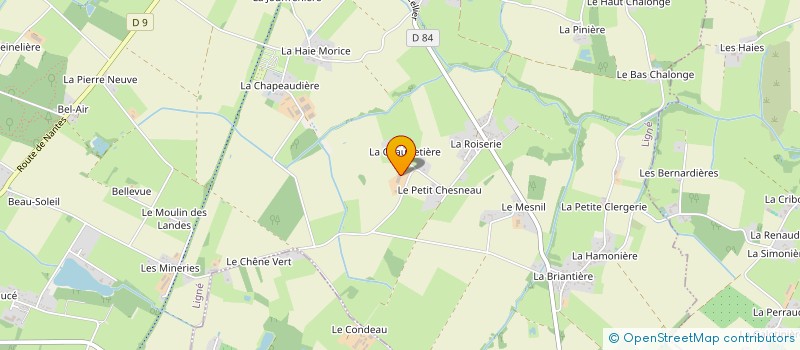 localisation de l'entreprise CHAILLOU à LIGNE