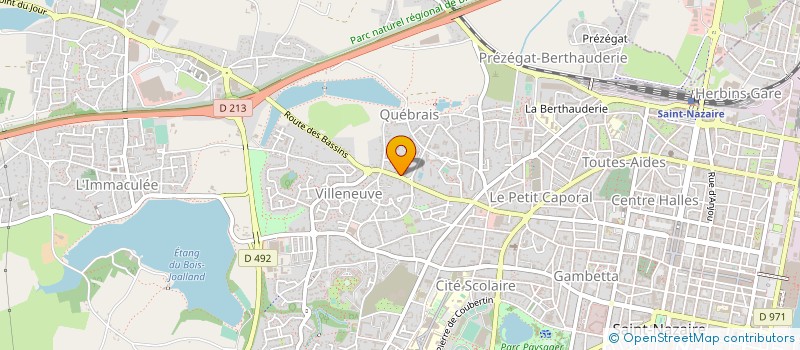 localisation de l'entreprise CHAILLOU AMENAGEMENT  SAINT-NAZAIRE