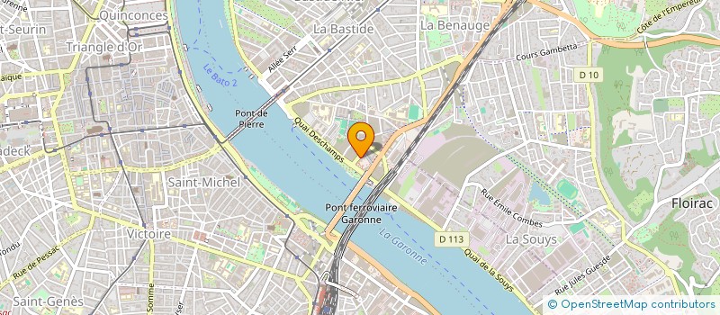 localisation de l'entreprise CHAILLOU ET ONETO INVEST à BORDEAUX