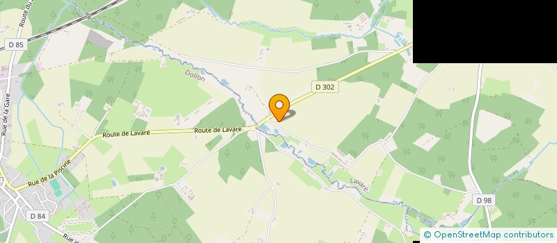 localisation de l'entreprise CHAILLOU MACONNERIE  LAVARE