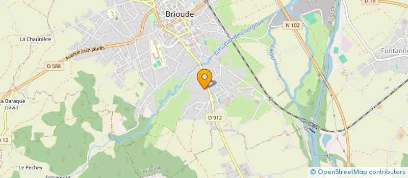 localisation de l'entreprise CHAILLOU-MONSANG à BRIOUDE