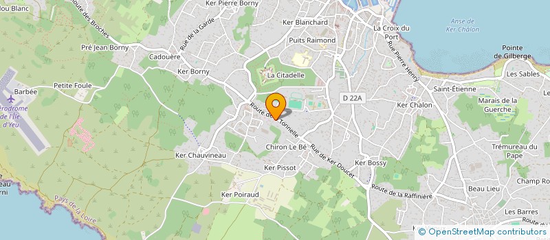 localisation de l'entreprise CHAILLOU PLOMBERIE à L'ILE-D'YEU