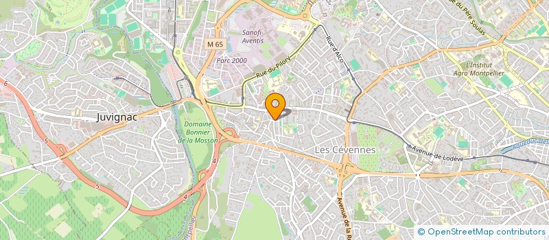 localisation de l'entreprise CHAIM ACADEMIE à MONTPELLIER