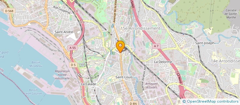 localisation de l'entreprise CHAIMA à MARSEILLE 15EME