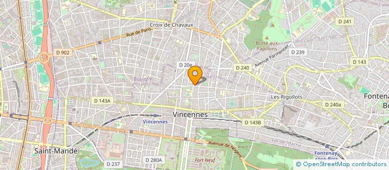 localisation de l'entreprise CHAIMA à VINCENNES