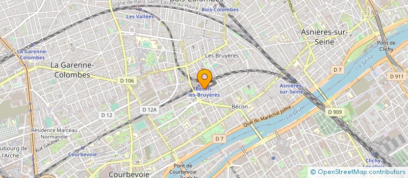 localisation de l'entreprise CHAIMMA BOUTIQUE à COURBEVOIE