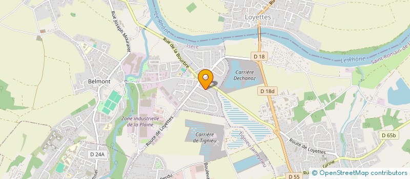 localisation de l'entreprise CHAIN  CHAVANOZ