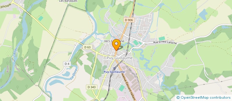 localisation de l'entreprise CHAINE D'AMITIE DE LUZILLAT ET ENVIRONS  PUY-GUILLAUME