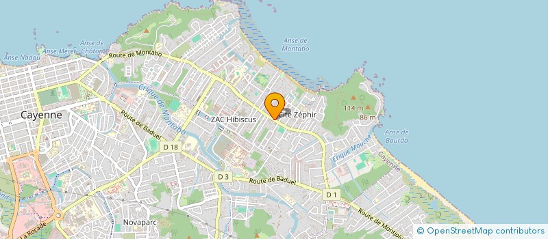 localisation de l'entreprise CHAINE DES ROTISSEURS DE GUYANE  CAYENNE