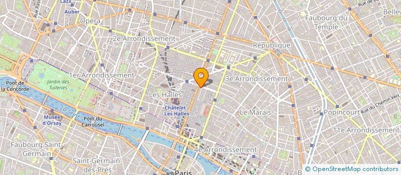 localisation de l'entreprise CHAINE ET TRAME à PARIS