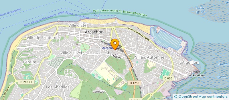 localisation de l'entreprise CHAINEGAZ DU BASSIN D ARCACHON à ARCACHON