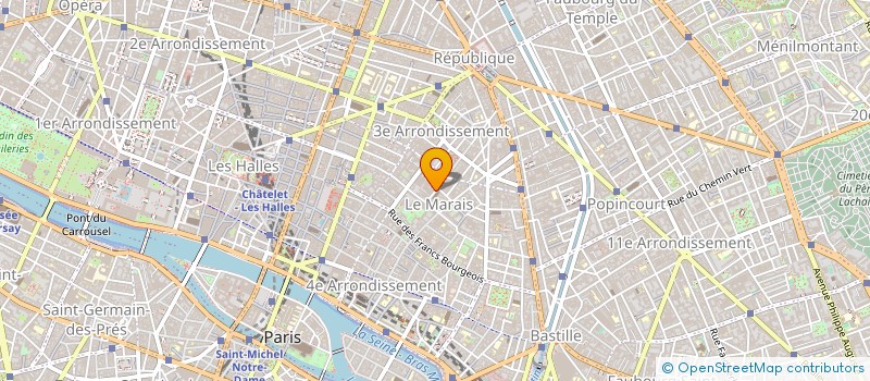 localisation de l'entreprise CHAINES ET CIE à PARIS