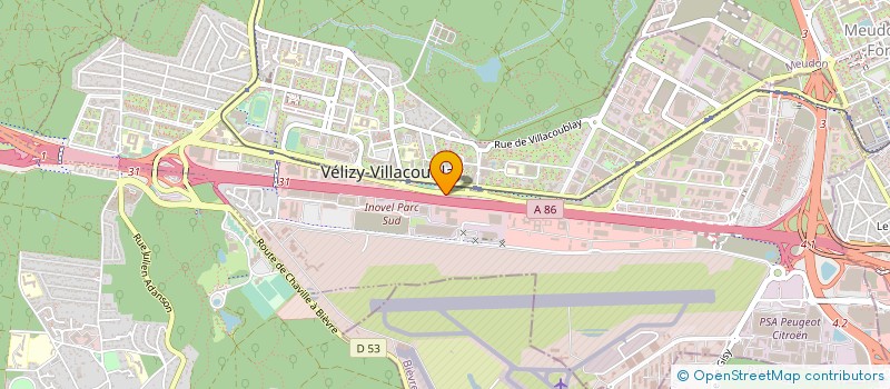 localisation de l'entreprise CHAINES FORTIA à VELIZY-VILLACOUBLAY