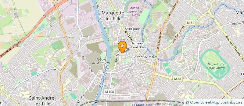 localisation de l'entreprise CHAINGE  MARQUETTE-LEZ-LILLE
