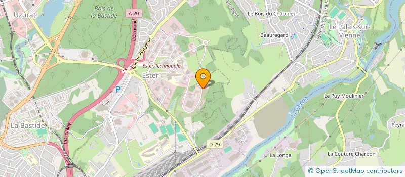 localisation de l'entreprise CHAINIMMO à LIMOGES