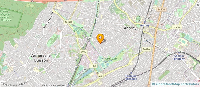 localisation de l'entreprise CHAINIX à ANTONY