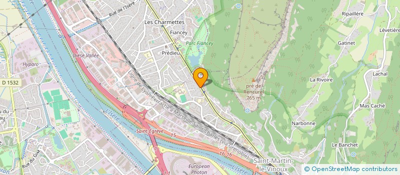 localisation de l'entreprise CHAINON MANQUANT   TRANSPORT PAR CABLE  LE SAPPEY-EN-CHARTREUSE