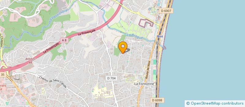 localisation de l'entreprise CHAINSPIRED à ANTIBES
