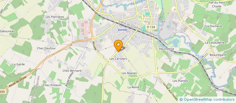 localisation de l'entreprise CHAINTRIER à JONZAC