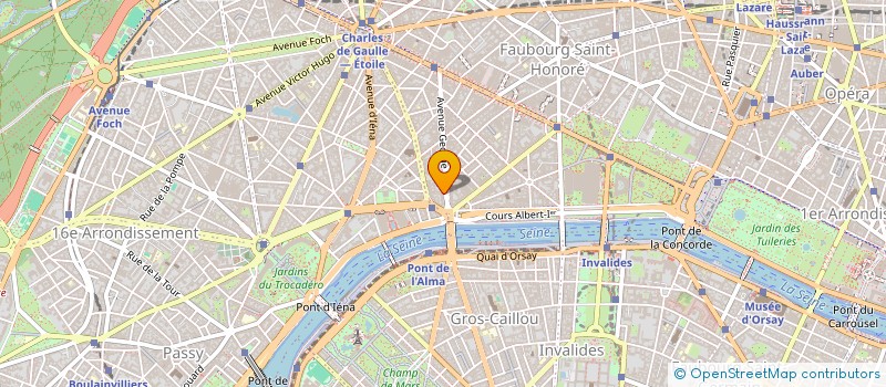 localisation de l'entreprise CHAINTRIER CAILLARD & ASSOCIES  PARIS