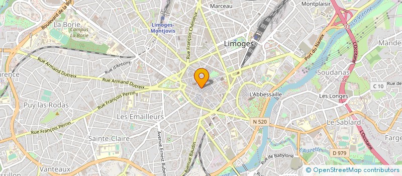 localisation de l'entreprise CHAIR COMPAGNI(E) à LIMOGES