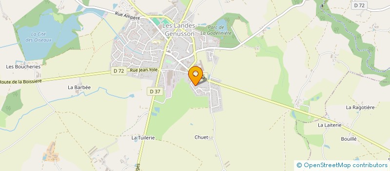 localisation de l'entreprise CHAIR4  LES LANDES-GENUSSON