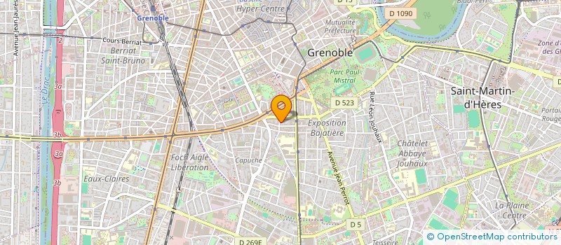 localisation de l'entreprise CHAIS BENCLE à GRENOBLE