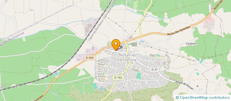 localisation de l'entreprise CHAIS D'ENSERUNE  NISSAN-LEZ-ENSERUNE