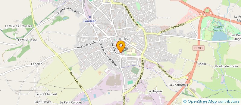 localisation de l'entreprise CHAIS ERWAN à LOUDEAC