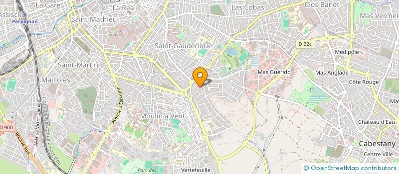 localisation de l'entreprise CHAIS SAINT ROCH  PERPIGNAN