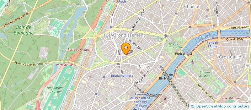 localisation de l'entreprise CHAISOR à PARIS