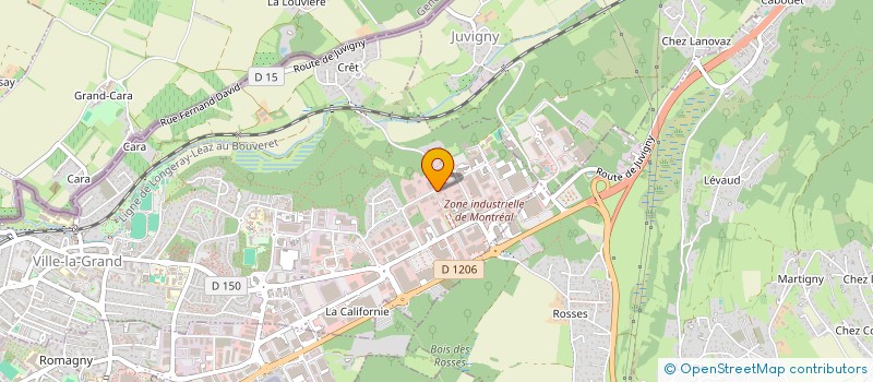 localisation de l'entreprise CHAISY  VILLE-LA-GRAND