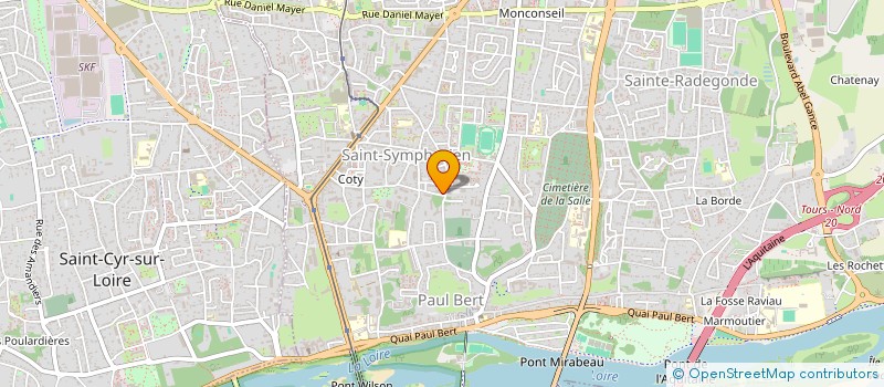 localisation de l'entreprise CHAIX COLLARD CHAIX  TOURS