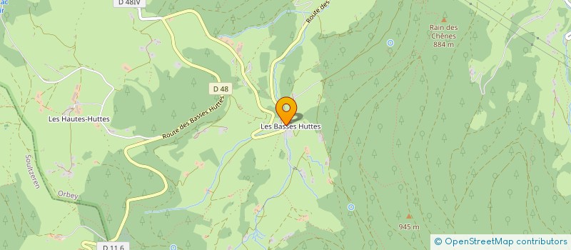 localisation de l'entreprise CHAIZE C.C  ORBEY