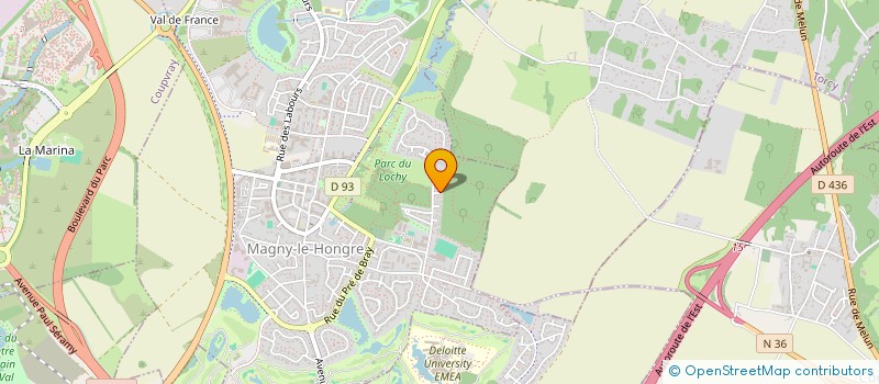 localisation de l'entreprise CHAJAOW  MAGNY-LE-HONGRE