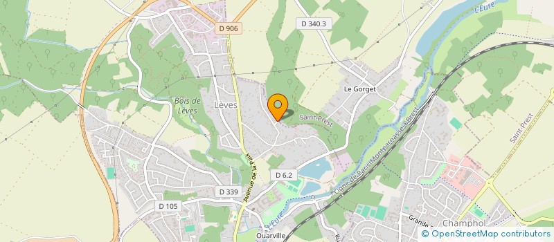 localisation de l'entreprise CHAJOLI à SAINT-PREST