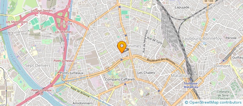 localisation de l'entreprise CHAJUDON  TOULOUSE