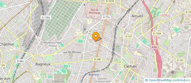 localisation de l'entreprise CHAJUL à BAGNEUX