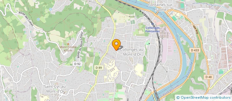 localisation de l'entreprise CHAJUMAT  COLLONGES-AU-MONT-D'OR