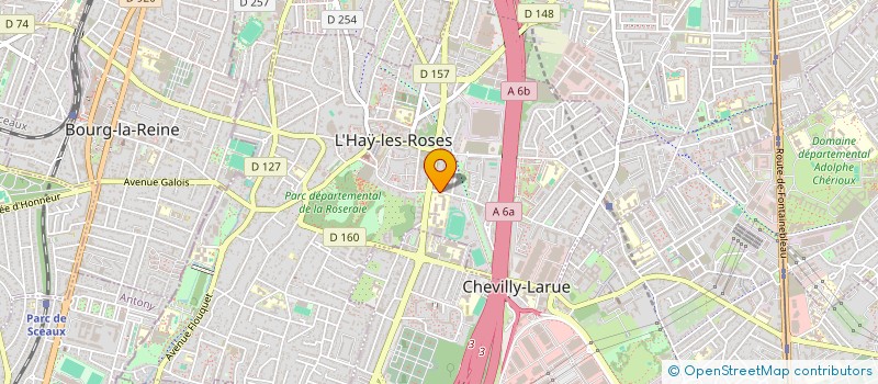 localisation de l'entreprise CHAK NET  L'HAY-LES-ROSES