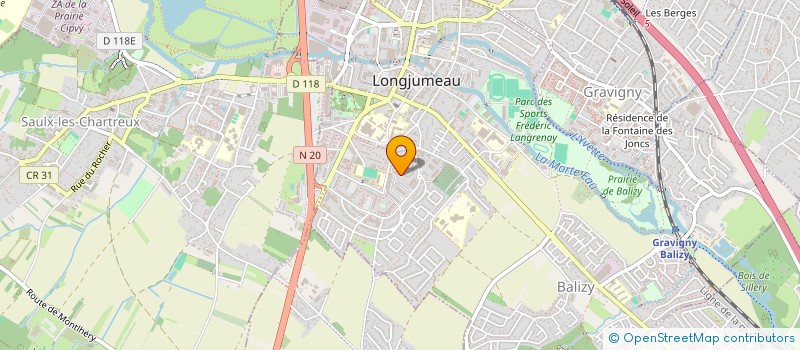 localisation de l'entreprise CHAKAL à LONGJUMEAU