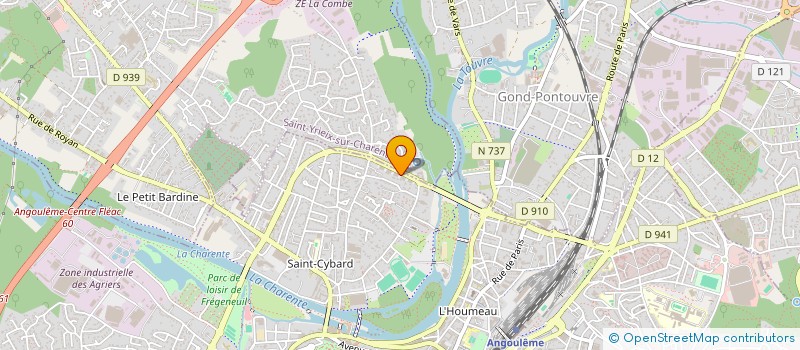 localisation de l'entreprise CHAKAR à ANGOULEME