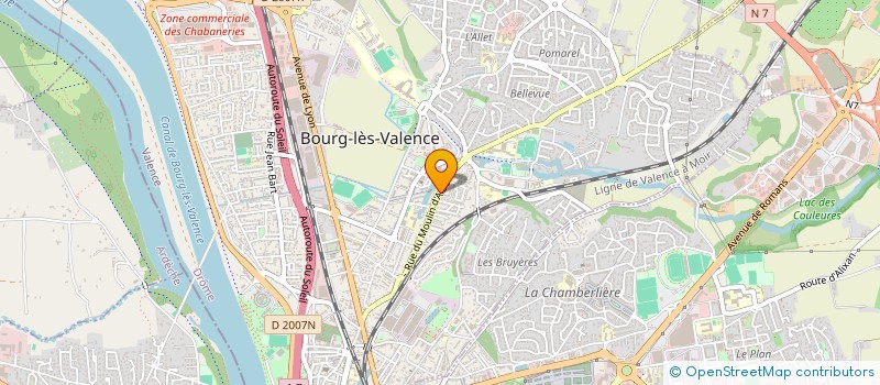 localisation de l'entreprise CHAKE  BOURG-LES-VALENCE