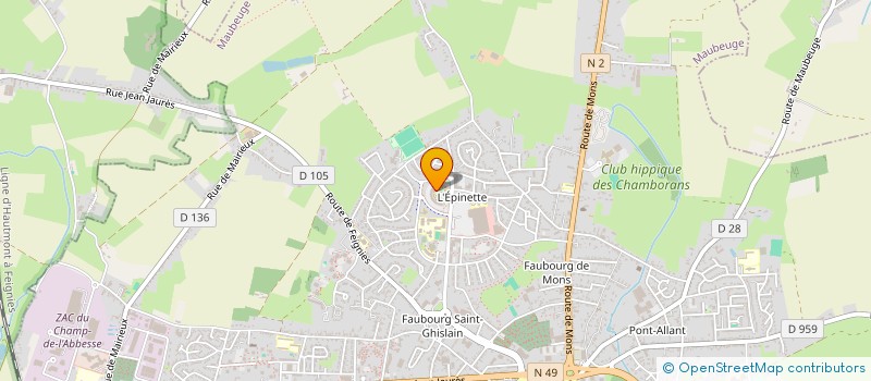 localisation de l'entreprise CHAKIB  MAUBEUGE