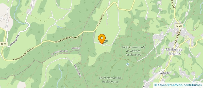 localisation de l'entreprise CHAKIDOR  MIRIBEL-LES-ECHELLES